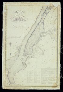 New York városának térképe a biztosok által, 1814